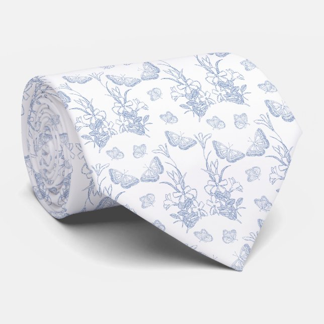 Französisch Blau Krawatte (Gerollt)