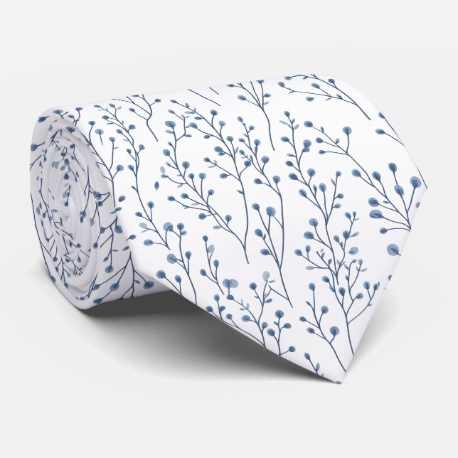 Französisch Blau Krawatte (Gerollt)