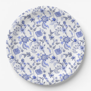 Französisch Blau   Pappteller
