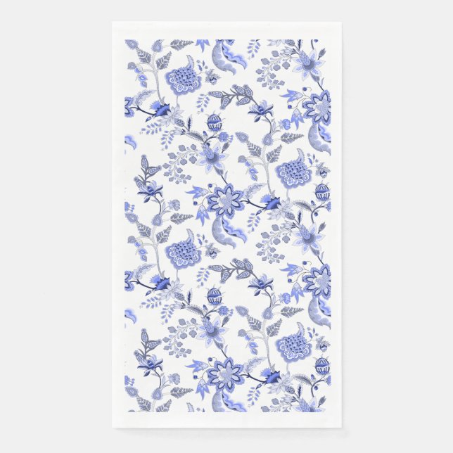 Französisch Blau Serviette (Vorderseite)