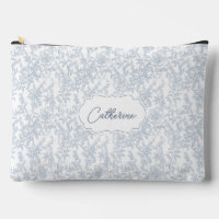 Französisch Blau Toile Blumen Spitze Personalisier