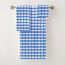 Französisch Blau und Weiß Gingham