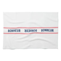 Französisch Blue Bonheur & Red Striping Küche