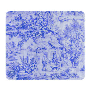 Französisch Blue White Toile Chinoiserie Rustikale Schneidebrett