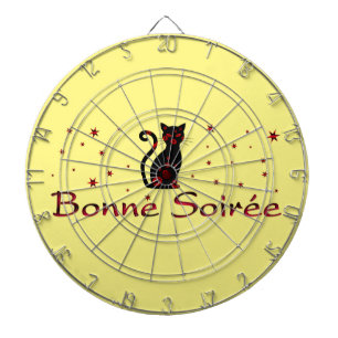 Französisch: Bonne Soiree Dart Board Dartscheibe
