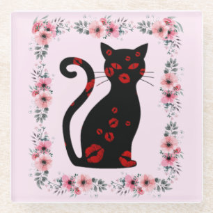 Französisch: Bonne Soiree Glass Untersetzer