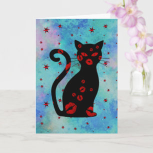 Französisch:Bonne Soiree Grußkarte Karte