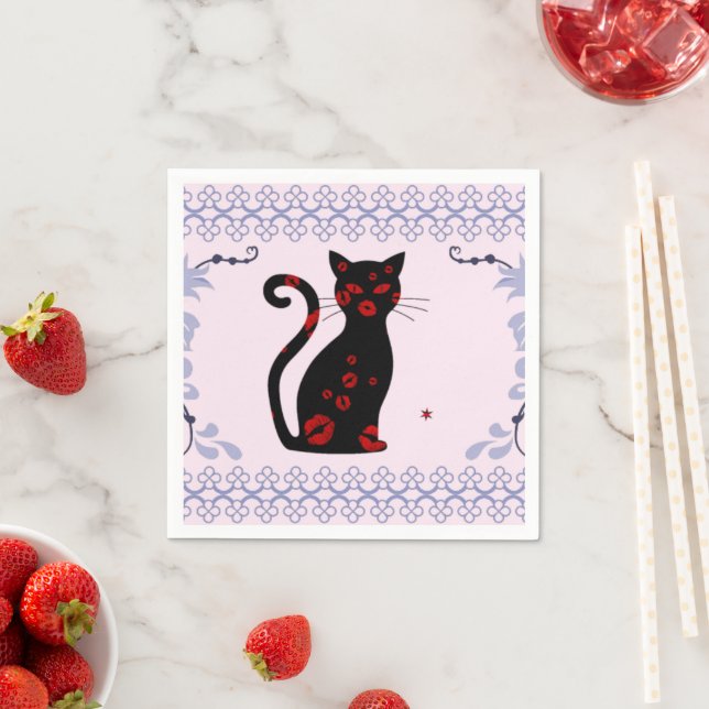 Französisch: Bonne Soiree Paper Napkin Serviette (Beispiel)