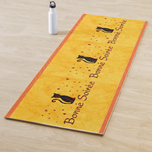 Französisch: Bonne Soiree Yoga Mat Yogamatte