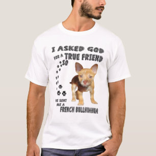 Französisch Bullhuahua Quote Mama Print, Bulldog C T-Shirt