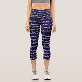 Französisch Capri Leggings