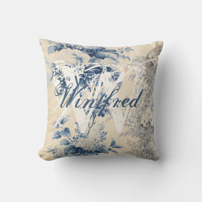 Französisch Country Antique Bauernhaus Kissen (Vorderseite)