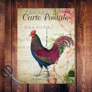 Französisch Country farbenfrohe Liste Seidenpapier