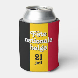 Französisch-Fête nationale belge belgische Flagge Dosenkühler