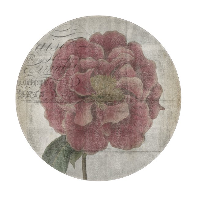 Französisch-Floral III Schneidebrett (Vorderseite)