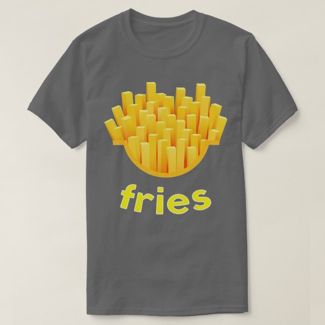 Französisch Fries Kostüm Französisch Fee Kostüm Fr T-Shirt (Design vorne)
