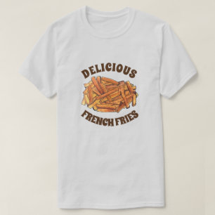 Französisch Fry Steak Fries Fried Kartoffeln Junk  T-Shirt