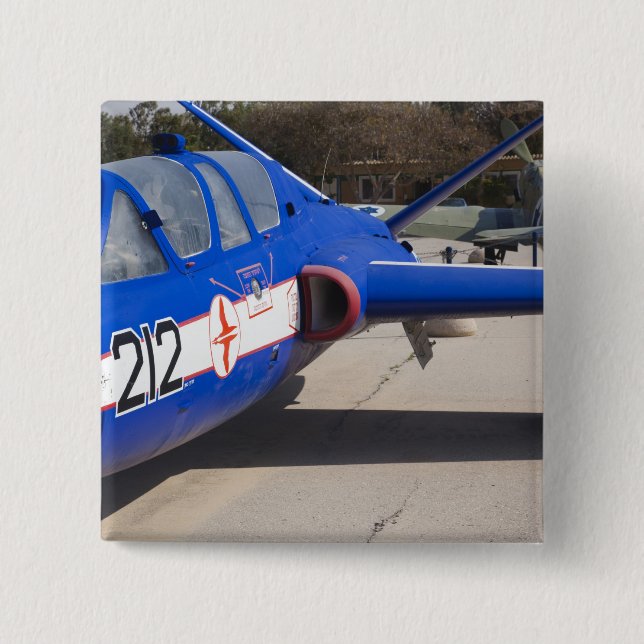 Französisch gebauter Fouga Magister-Trainer Button (Vorderseite)