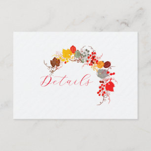 Französisch geküsste süße Beeren Trauben Blumen Ho Begleitkarte