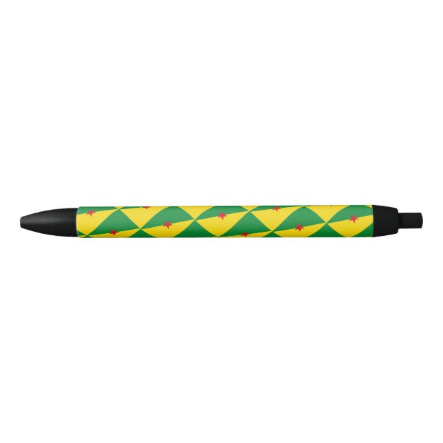 Französisch-Guayana Flag Ballpoint Pen Kugelschreiber (Vorderseite)