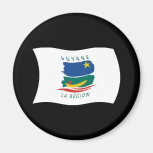 Französisch-Guayana-Flagge-Magnet Magnet