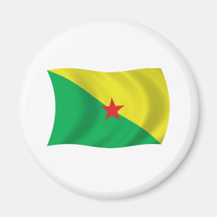 Französisch-Guayana-Flagge-Magnet Magnet