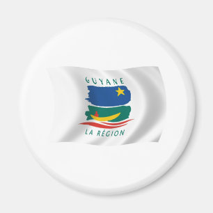 Französisch-Guayana-Flaggenmagnet Magnet