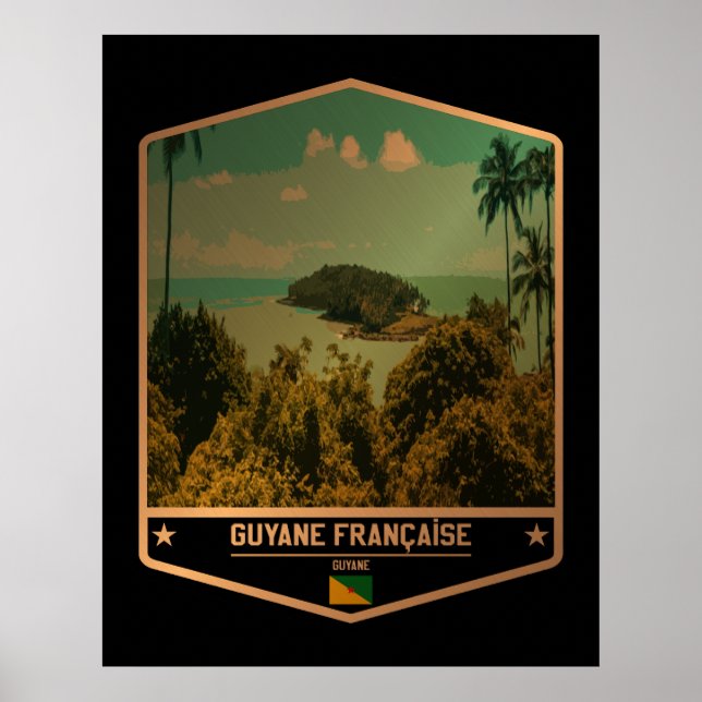 Französisch-Guyana Poster (Vorne)