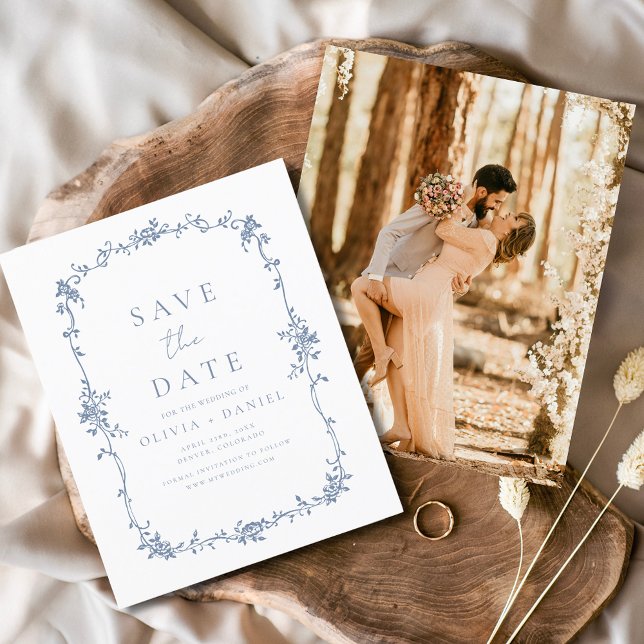 Französisch Hochzeit mit viktorianischem Save the  (Von Creator hochgeladen)