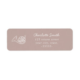 Französisch-Horn Elegante Script Music Teacher Mod