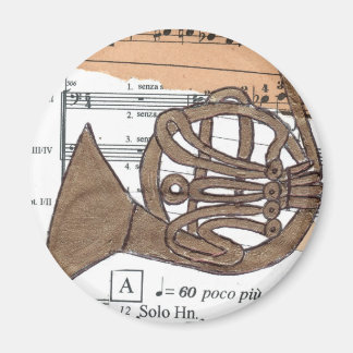 (Französisch) Horn-Magnet Magnet