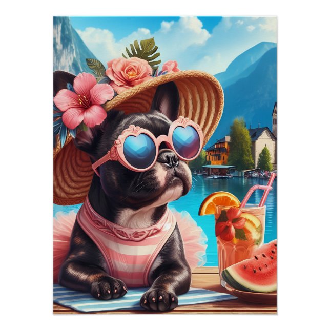 Französisch in Hallstatt Poster (Vorderseite)