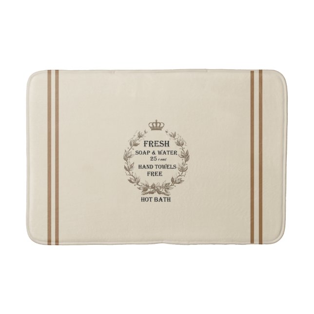 Französisch Inspiriert Badematte (Vorderseite)