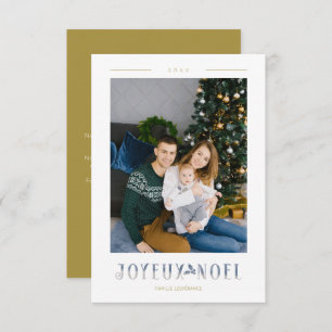 Französisch Joyeux Noël Modern Calligraphy Custom 