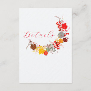 Französisch Kissed Sweet Berry Trauben Blume Hochz Begleitkarte