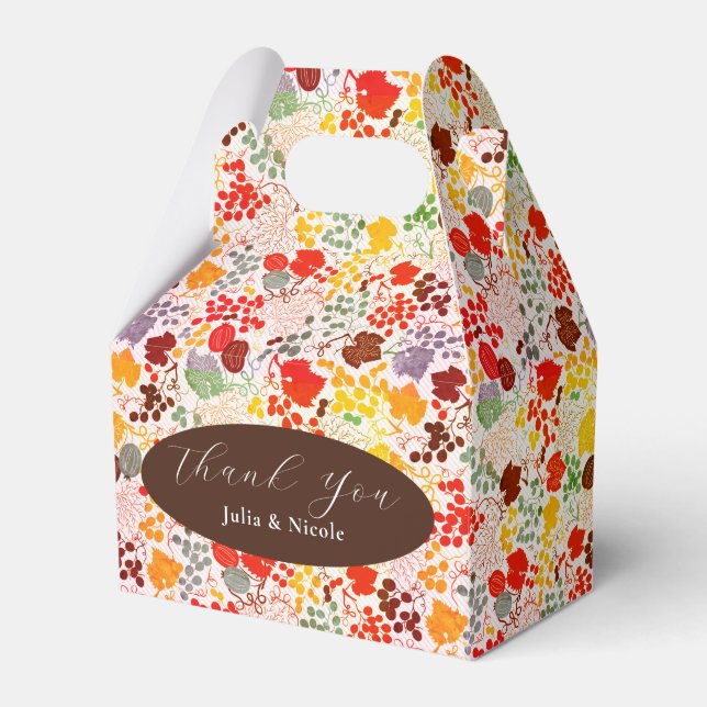 Französisch Kissed Sweet Berry Trauben Blume Hochz Geschenkschachtel (Vorderseite)