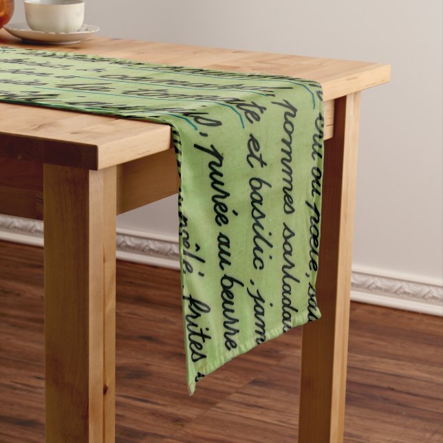 Französisch Kurzer Tischläufer (Beispiel)