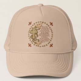 Französisch Lords Gebet Christlich Hat Truckerkappe