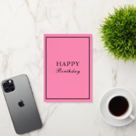 Französisch Macaron Happy Birthday Pink