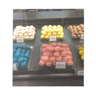 Französisch-Macarons   Paris, Frankreich Notizblock