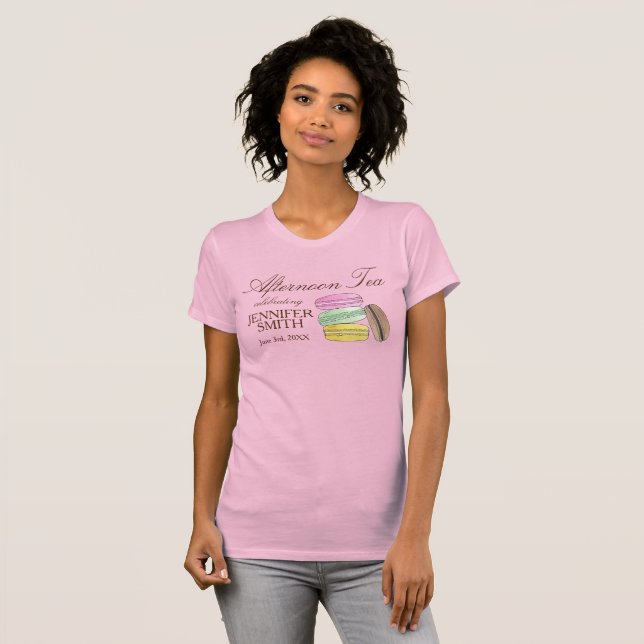 Französisch Macarons Polterabend Nachmittags Tee P (Vorne ganz)
