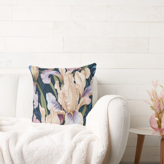 Französisch National Iris & Lilly Kissen (Liege)