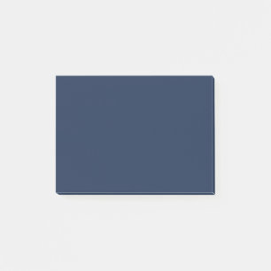 Französisch Navy Blue Solid Color Post-it Klebezettel