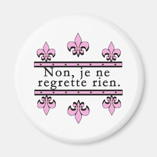 Französisch No Regrets Products Magnet