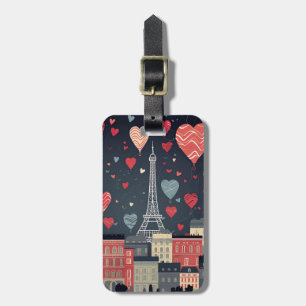 Französisch Paris Gepäckanhänger