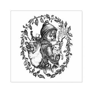 FRANZÖSISCH PERE WEIHNACHTEN, ST. NICHOLAS VINTAG GUMMISTEMPEL