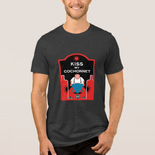 Französisch Pétanque Bocce Tri-Blend Shirt
