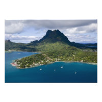 Französisch-Polynesien, Bora Bora. Luftbild