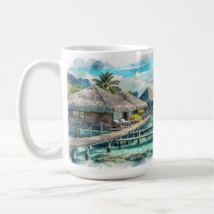 Französisch Polynesien Bora   Kaffeetasse