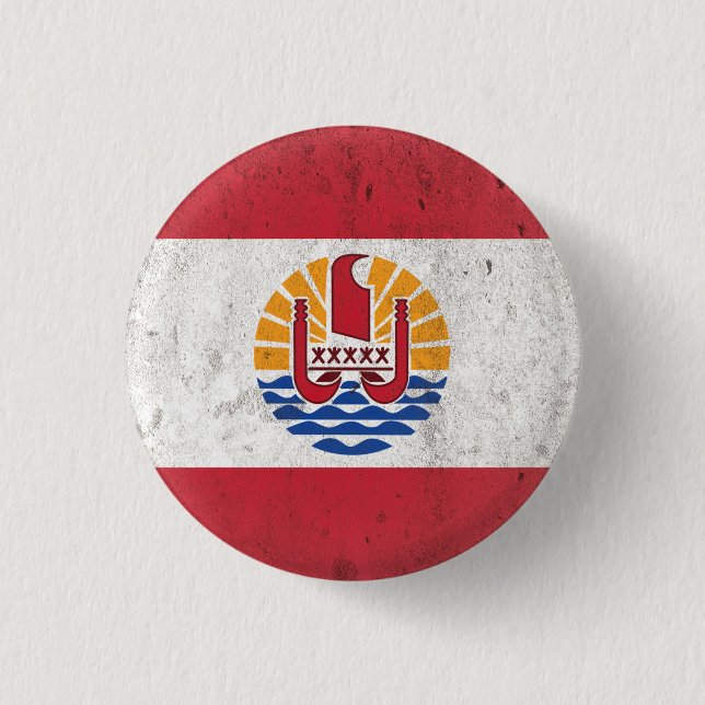 Französisch-Polynesien Button (Vorderseite)
